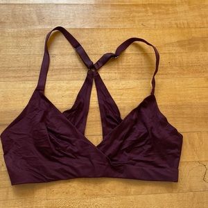 aerie sunnie wrap front bralette